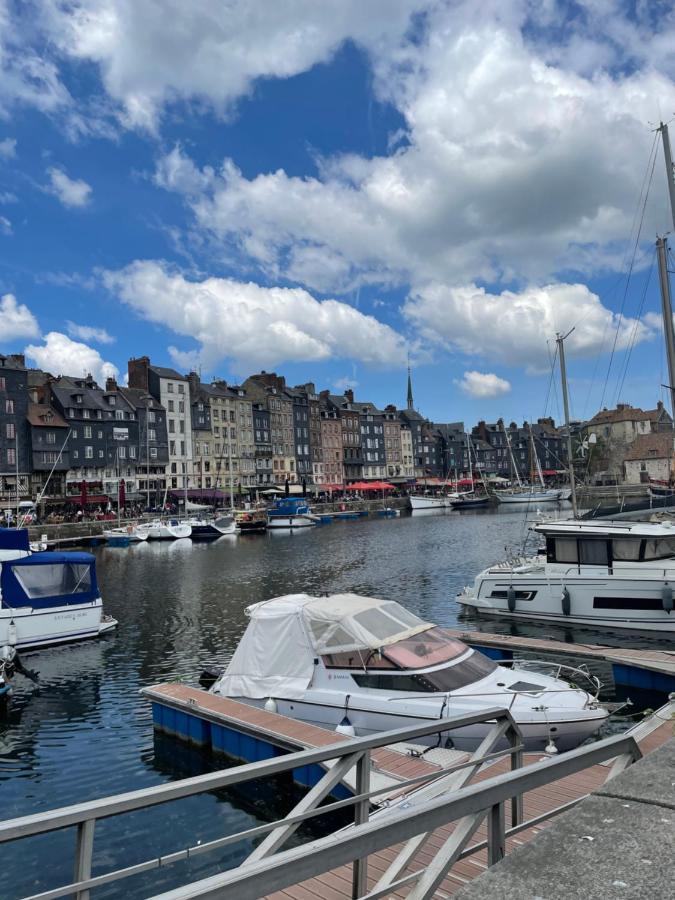 Le Voilier. Honfleur T2 Dans Residence Avec Piscine Équemauville Zewnętrze zdjęcie